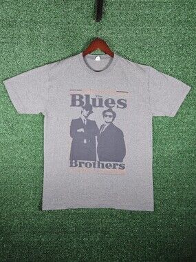 Pacific 'The Blues Brothers' Graphic Tee / Mens Size Large / Colorway - Gray